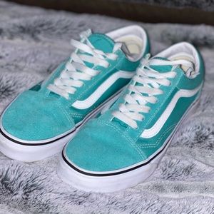 Aqua Vans womens size 7.5